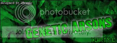 Genetic Arsons / Dirty C forum graphic